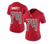 Women's Nike Tampa Bay Buccaneers #74 Ali Marpet Limited Red Rush NFL Jersey