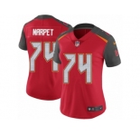 Women's Nike Tampa Bay Buccaneers #74 Ali Marpet Vapor Untouchable Limited Red Team Color NFL Jersey