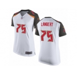 Women's Nike Tampa Bay Buccaneers #75 Davonte Lambert Game White NFL Jersey