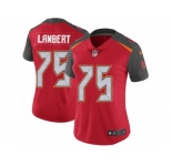 Women's Nike Tampa Bay Buccaneers #75 Davonte Lambert Vapor Untouchable Limited Red Team Color NFL Jersey