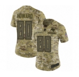 Women's Nike Tampa Bay Buccaneers #80 O. J. Howard Limited Camo 2018 Salute to Service NFL Jersey