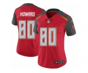 Women's Nike Tampa Bay Buccaneers #80 O. J. Howard Vapor Untouchable Limited Red Team Color NFL Jersey