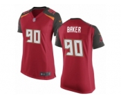 Women's Nike Tampa Bay Buccaneers #90 Chris Baker Limited Red Team Color NFL Jersey