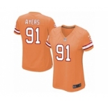 Women's Nike Tampa Bay Buccaneers #91 Robert Ayers Limited Orange Glaze Alternate NFL Jersey