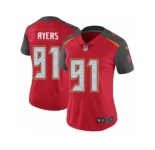 Women's Nike Tampa Bay Buccaneers #91 Robert Ayers Vapor Untouchable Limited Red Team Color NFL Jersey