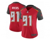 Women's Nike Tampa Bay Buccaneers #91 Robert Ayers Vapor Untouchable Limited Red Team Color NFL Jersey