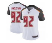 Women's Nike Tampa Bay Buccaneers #92 William Gholston Vapor Untouchable Limited White NFL Jersey