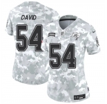 Women's Tampa Bay Buccaneers #54 Lavonte David 2024 F.U.S.E Arctic Camo Salute To Service Limited Stitched Football Jersey