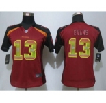 nike women nfl jerseys tampa bay buccaneers #13 evans red[Strobe Limited]