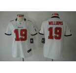 nike women nfl jerseys tampa bay buccaneers #19 williams white[nike limited]