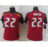 nike women nfl jerseys tampa bay buccaneers #22 martin red[nike limited][2014 new]