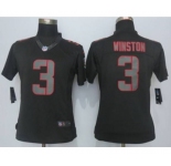 nike women nfl jerseys tampa bay buccaneers #3 winston black[nike impact limited]