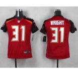 nike women nfl jerseys tampa bay buccaneers #31 wright red[nike]