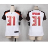 nike women nfl jerseys tampa bay buccaneers #31 wright white[nike]