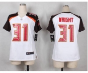 nike women nfl jerseys tampa bay buccaneers #31 wright white[nike]