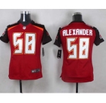 nike womne nfl jerseys tampa bay buccaneers #58 rlexander red[nike]