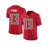 Youth Nike Tampa Bay Buccaneers #13 Mike Evans Limited Red Rush NFL Jersey