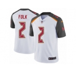 Youth Nike Tampa Bay Buccaneers #2 Nick Folk White Vapor Untouchable Limited Player NFL Jersey