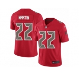 Youth Nike Tampa Bay Buccaneers #22 Doug Martin Limited Red Rush NFL Jersey