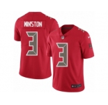 Youth Nike Tampa Bay Buccaneers #3 Jameis Winston Limited Red Rush NFL Jersey