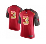 Youth Nike Tampa Bay Buccaneers #3 Jameis Winston Limited Red Strobe NFL Jersey