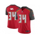 Youth Nike Tampa Bay Buccaneers #34 Charles Sims Vapor Untouchable Limited Red Team Color NFL Jersey