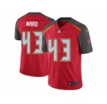 Youth Nike Tampa Bay Buccaneers #43 T.J. Ward Red Team Color Vapor Untouchable Elite Player NFL Jersey