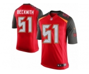 Youth Nike Tampa Bay Buccaneers #51 Kendell Beckwith Limited Red Team Color NFL Jersey