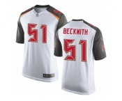 Youth Nike Tampa Bay Buccaneers #51 Kendell Beckwith Limited White NFL Jersey