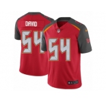 Youth Nike Tampa Bay Buccaneers #54 Lavonte David Vapor Untouchable Limited Red Team Color NFL Jersey