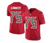 Youth Nike Tampa Bay Buccaneers #75 Davonte Lambert Limited Red Rush NFL Jersey