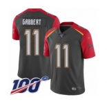 Youth Tampa Bay Buccaneers #11 Blaine Gabbert Limited Gray Inverted Legend 100th Season Football Jersey