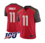 Youth Tampa Bay Buccaneers #11 Blaine Gabbert Red Team Color Vapor Untouchable Limited Player 100th Season Football Jersey