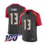 Youth Tampa Bay Buccaneers #13 Mike Evans Limited Gray Inverted Legend 100th Season Football Jersey