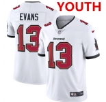Youth Tampa Bay Buccaneers #13 Mike Evans Nike White Vapor Limited Jersey