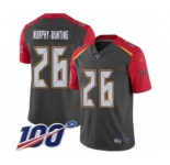 Youth Tampa Bay Buccaneers #26 Sean Murphy-Bunting Limited Gray Inverted Legend 100th Season Football Jersey