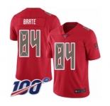 Youth Tampa Bay Buccaneers #84 Cameron Brate Limited Red Rush Vapor Untouchable 100th Season Football Jersey