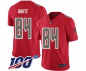 Youth Tampa Bay Buccaneers #84 Cameron Brate Limited Red Rush Vapor Untouchable 100th Season Football Jersey