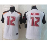 nike youth nfl jerseys tampa bay buccaneers #12 mccown white[nike limited][2014 new]