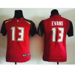 nike youth nfl jerseys tampa bay buccaneers #13 evans red[nike]