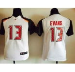 nike youth nfl jerseys tampa bay buccaneers #13 evans white[nike]