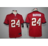 nike youth nfl jerseys tampa bay buccaneers #24 banrron red[nike]