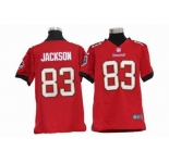 nike youth nfl jerseys tampa bay buccaneers #83 jackson red[nike]