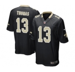 Men's Nike New Orleans Saints #13 Michael Thomas Game Black Team Color NFL Jersey