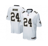 Men's Nike New Orleans Saints #24 Sterling Moore Game White NFL Jersey