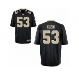 Men's Nike New Orleans Saints #53 A.J. Klein Game Black Team Color NFL Jersey
