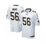 Men's Nike New Orleans Saints #56 Michael Mauti Game White NFL Jersey