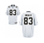 Men's Nike New Orleans Saints #83 Willie Snead IV Game White NFL Jersey