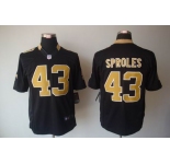 nike nfl jerseys new orleans saints #43 sproles black[nike limited]