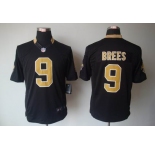 nike nfl jerseys new orleans saints #9 brees black[nike limited]